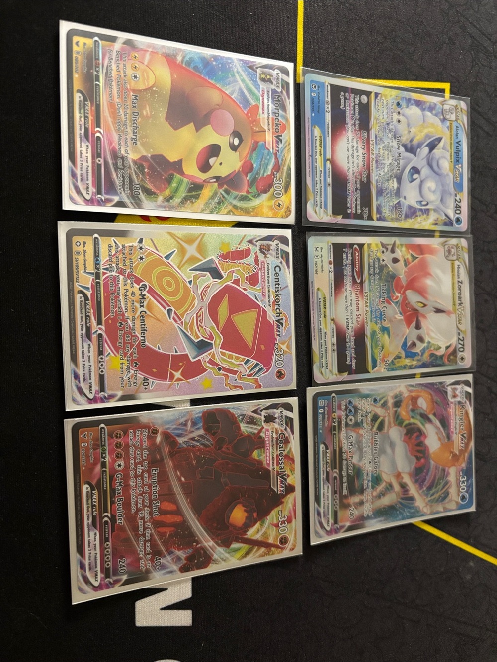 Pokémon VSTAR & Vmax Holo Card Lot — Multicolor Collection